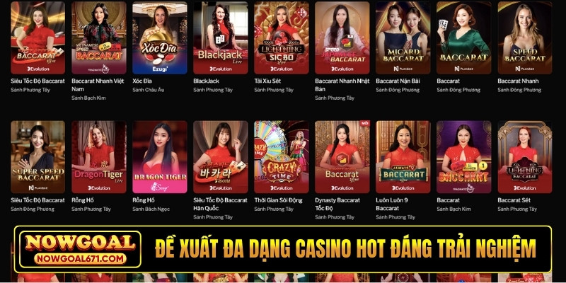 Đề xuất đa dạng casino hot đáng trải nghiệm
